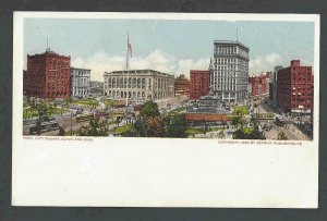 PPC #K3* Good Post Card City Square Cleveland Oh Mint