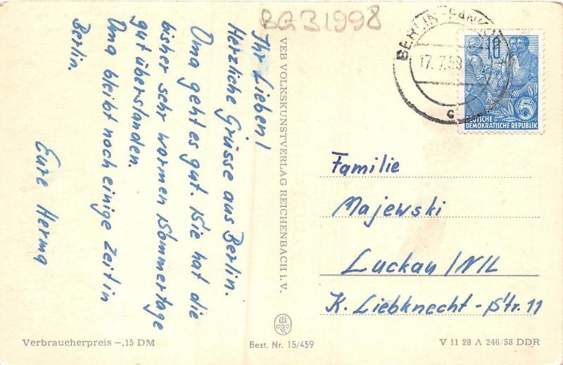 BG31998 gruss aus berlin  germany  CPSM 14x9cm