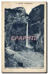 Old Postcard Around Modane Avrieux Cascade Saint Benoit