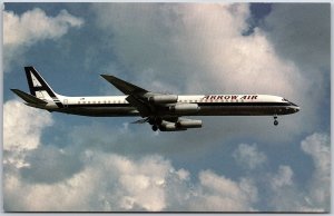 Airplane Arrow Air McDonnell Douglas DC-8-63 N441J MSN 45988 Miami Postcard