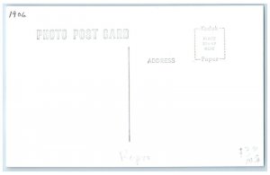 c1960's CRI&P Marble Rock Iowa Railroad Train Depot Station RPPC Photo Postcard