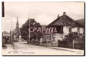 Thann - Faubourg Rhine - Old Postcard