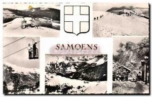 Old Postcard ef Samoens Plateau des Saix