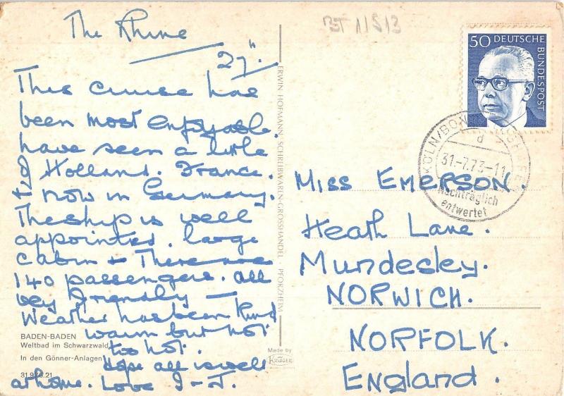 BT11513 baden baden welt bad           Germany