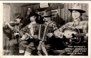 Wall South Dakota SD Ted Hustead's Cowboy Orchestra Postcard Y7