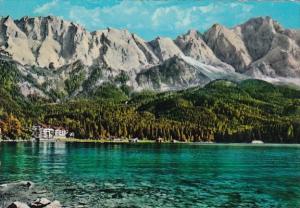 Germany Eibsee mit Zugspitze