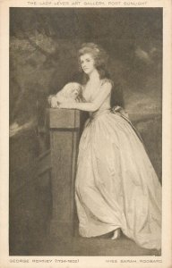 Fine art vintage postcard George Romney Miss Sarah Rodbard