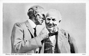 Henry Ford and Thomas A. Edison Unused 