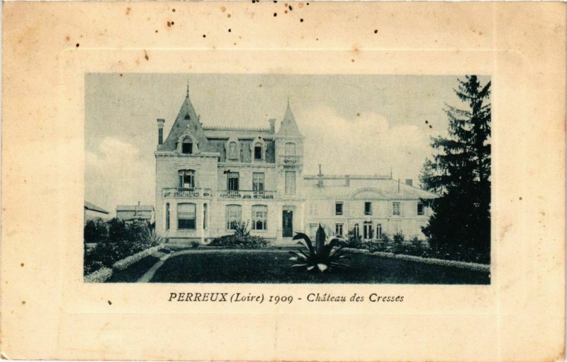 CPA Perreux - Chateau des Cresses FRANCE (916379)