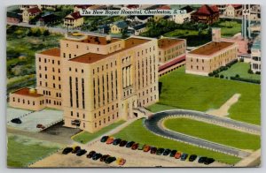 Charleston SC The New Roper Hospital Linen Postcard O30