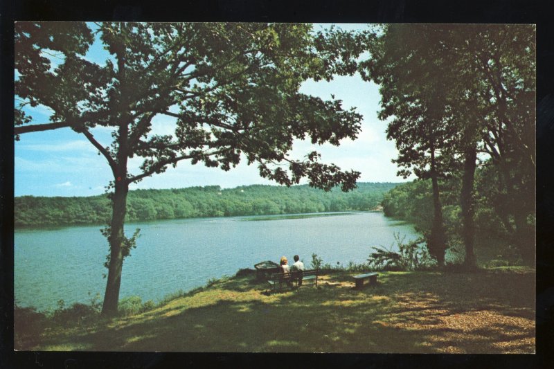 Sandwich, Massachusetts/Mass/MA Postcard, Upper Shawame Lake, Cape Cod