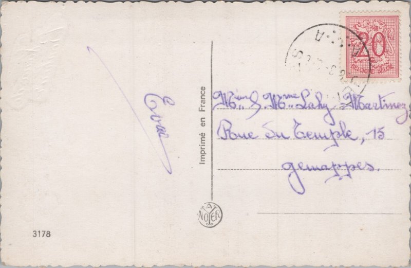 Victorian Romantic Couple Love & Romance RPPC C382