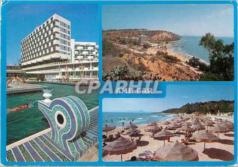 Postcard Modern Tunisia and Amilcar Hotel Amilcar