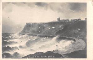 uk16840 gale in the north bay scarborough real photo  uk