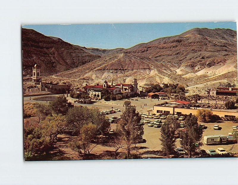 Postcard Scotty's Castle, Death Valley National Park, California