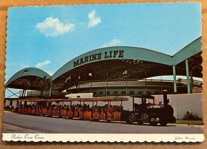 UNUSED POSTCARD - HARBOR TOUR TRAIN, GULFPORT, MISSISSIPPI