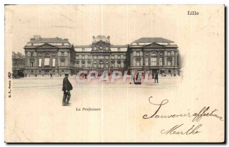 Old Postcard Lille La Prefecture