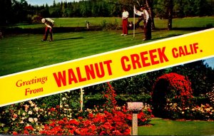 Greetings From Walnut Creek California Split View