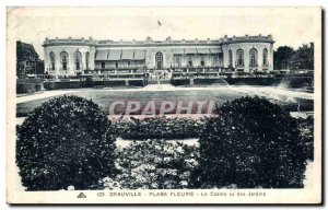 Old Postcard Deauville Casino saw gardens