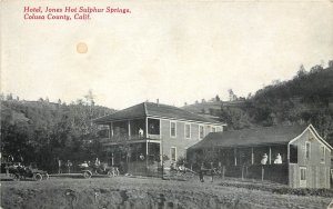 c1907 Postcard; Hotel, Jones Hot Sulphur Springs, Colusa County CA Unposted