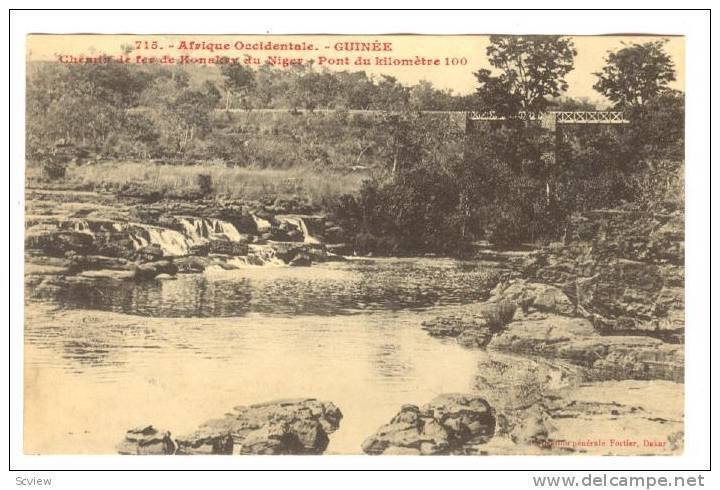 GUINEE,  Railroad Bridge , Chemin de fer de Konakry au Niger, 00-10s