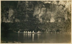 Central America, Panama, Cliffs of Upper Chagres, RPPC