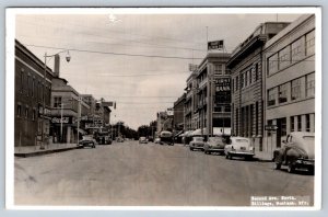 Second Avenue North, Billings, Montana, Vintage 1955 Postcard, Local Publisher