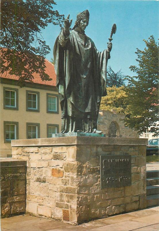 Germany Hildesheim St Bernward statue & Dome