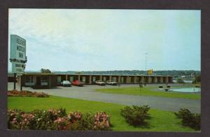 ME Belfast Motor Inn Motel BELFAST MAINE POSTCARD PC