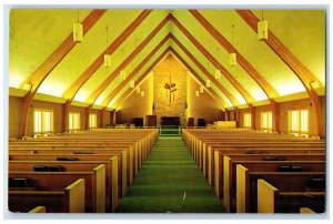 1969 The Methodist Church Interior View Valentine Nebraska NE Vintage Postcard