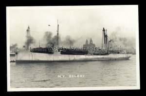 bf088 - Norwegian Cargo Ship - Belray , built 1926 - postcard B Feilden