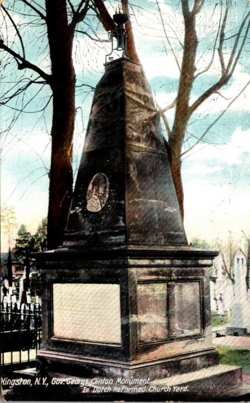 New York Kingston Governor George Clinton Monument 1910