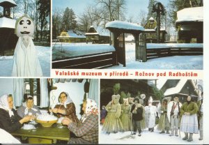 Czech Republic Postcard - Valasske Muzeum v Prirode - Roznov Pod - Ref AB2906