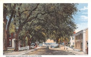 North Street in Plymouth, Massachusetts Looking East.