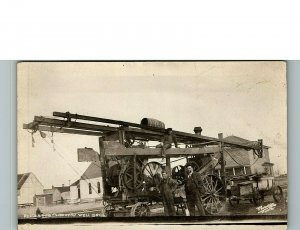 1930s Reetier & McCutcheon Well Drill Houses Men Real Photo Postcard 6-27 