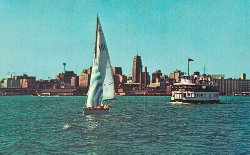 Canada Toronto Ontario Skyline Vintage Postcard 07.77