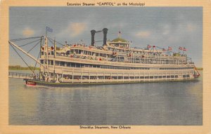 Capitol on the Mississippi Sternwheeler Excursion River Steamship Streckfus S...