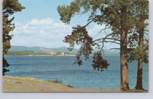 Yellowstone Lake, Yellowstone National Park, Wyoming, Vintage Chrome Postcard