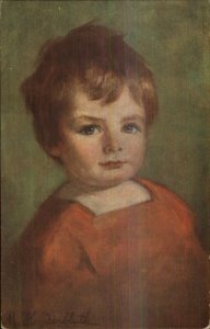 Little Boy Messy Hair - Heydenbluth c1910 Postcard