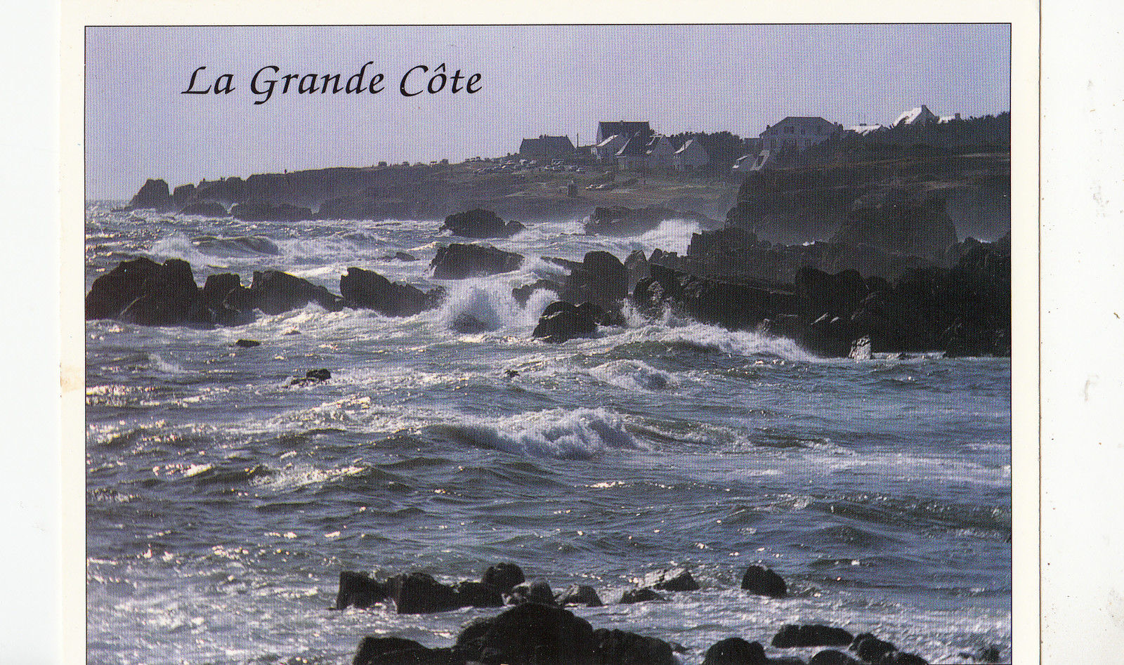 BF13045 la grande cote batz sur mer le croisac france front/back image