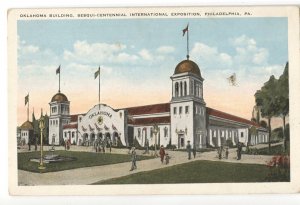 Postcard Oklahoma Bldg Sesqui Centennial International Expo Philadelphia PA