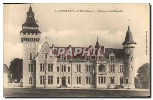 Postcard Old Villebois-Lavalette (Charente) the Castle Malleberchie