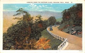 Looking Down the Western Slope Mohawk Trail, Massachusetts  