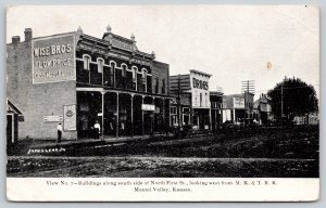 Mound Valley Kansas~N First Street~Wise Bros Cash Store~Drugs~James Lear Jr~1905