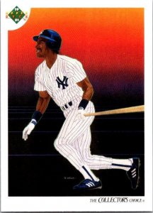 1991 Upper Deck Baseball Card Roberto Kelly New York Yankees sk20592