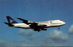 Garuda Indonesian Airways Boeing 747-2U3B At Zurich Switzerland