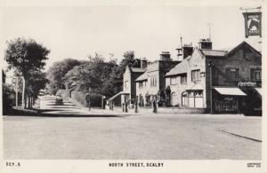 Rowntrees Sweet Shop at North Street Scalby Yorkshire Real Photo Postcard