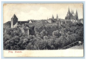 c1910 Buildings, Hradschin Prag (Hradcany Prague) Czech Republic Postcard