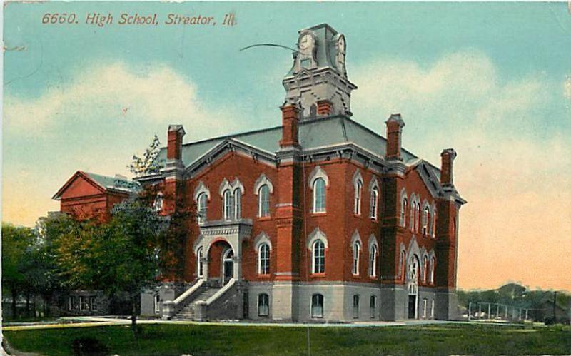 1912 STREATOR, ILLINOIS High School #6660 postcard