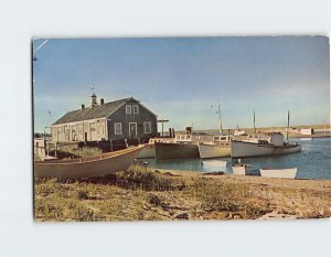 Postcard Fish Pier Cape Cod Chatham Massachusetts USA